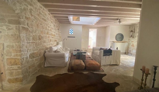 Beautiful villa with natural pool near the sea