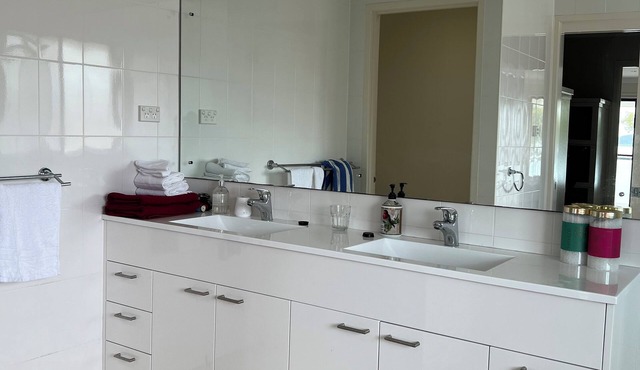 Beautiful water front with private jetty house - very convenient location