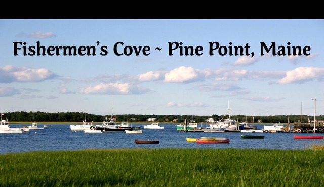 Beautiful Waterfront Coastal Cottage in Pine Point, Maine. Right on the Harbor