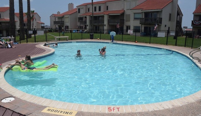 Beautiful waterfront condo on Aransas Bay. Pool. Lighted Pier. Tennis. Boat Slip