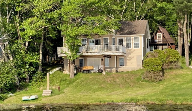 Beautiful waterfront home with gorgeous views on Akers Pond in Errol, NH