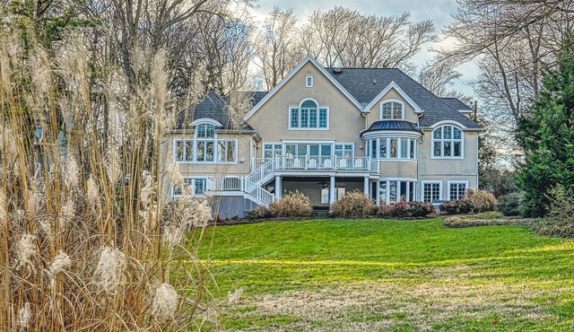 Beautiful waterfront home on The Chesapeake Bay with private dock & beach access