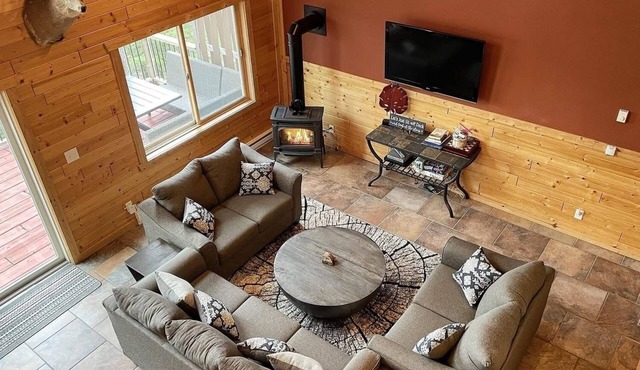 Beautiful Waterfront/Sunset/Beach View Cabin on Pike Lake Chain in Park Falls WI