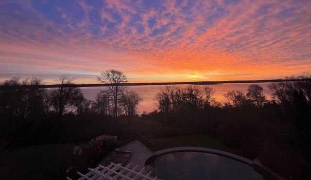 Beautiful waterfront property with pool