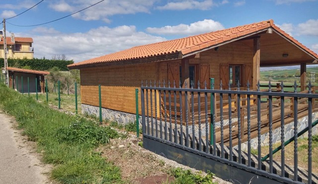 Beautiful wooden house with stunning views