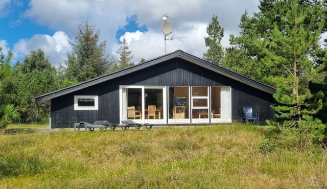 Beautiful wooden house on a large natural plot