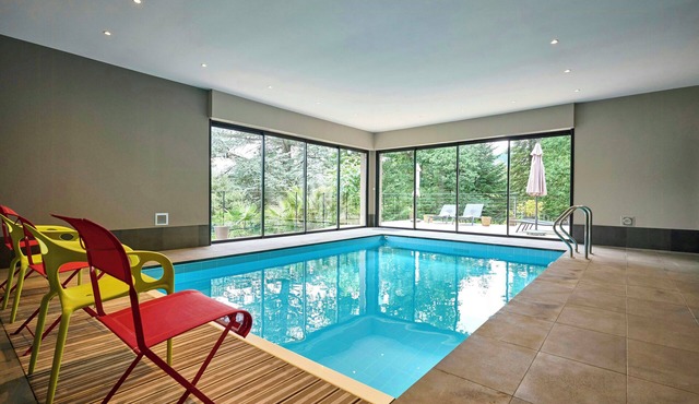 Beautifulk House with indoor pool in Ardèche