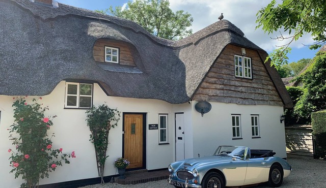 Beautifully Appointed Riverside Thatched Cottage. Town Centre, Yet Secluded