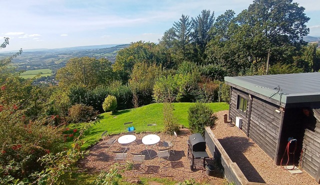 Beautifully converted stone barn with lovely views of the Welsh Borders