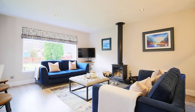 Beautifully furnished three- bedroom property, offering a luxurious feel with its stylish decor and