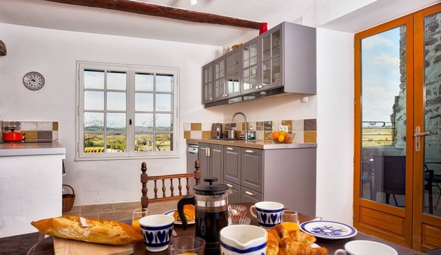 Beautifully restored house in medieval fort with terrace and fabulous views