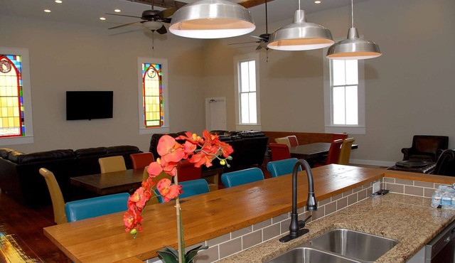 Beautifully Remodeled Old Chapel Ready For Lodging. Peaceful Setting.