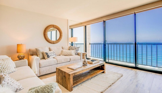 Beautifully remodeled 10th floor oceanfront condo