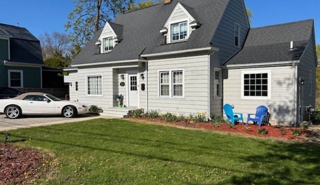 Beautifully renovated 5-bedroom Cape Cod home great for larger gatherings.