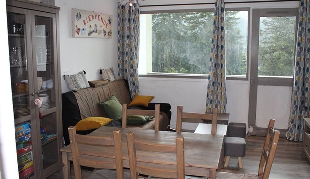 Beautifully renovated T2 apartment with balcony at the ski slope