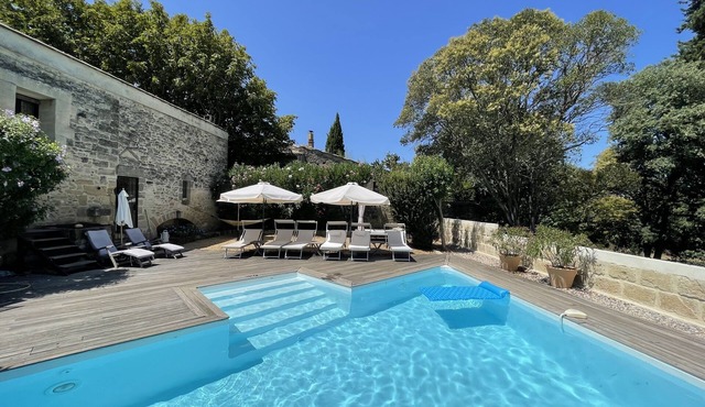 Beautifully restored wine makers house with private pool and lovely view