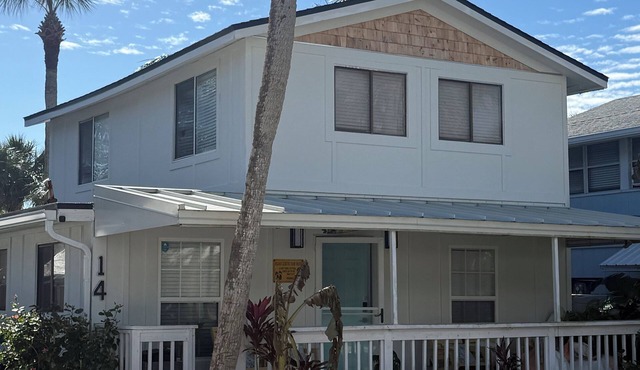 Beautifully remodeled home steps away from the Beach!