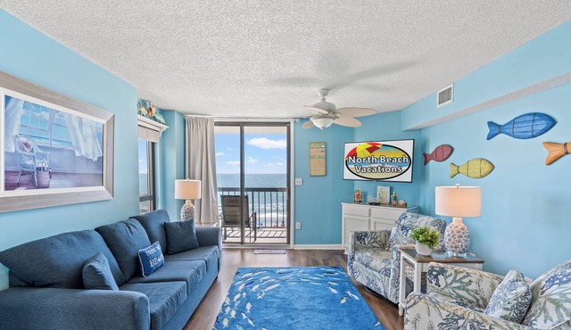 Beautifully decorated oceanfront condo + Free Attraction Tickets!