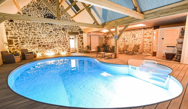 bed and breakfast normandy la brocherie heated indoor pool spa sauna