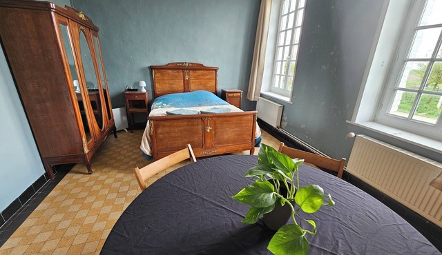 Bed and breakfast in a quiet house in the countryside (welcoming committee: 2 miniature goats)