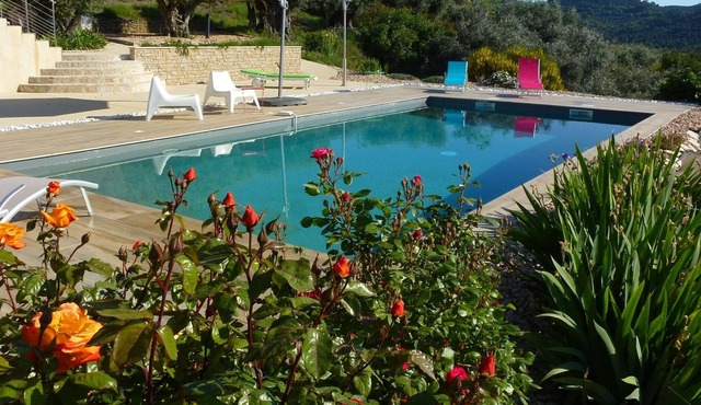 Bed and breakfast in Alpes de Hautes Provence - Volx - Heated swimming pool - Climbing