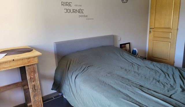 Bedroom with separate entrance and en-suite shower room and WC-Comminges-Pyrénées