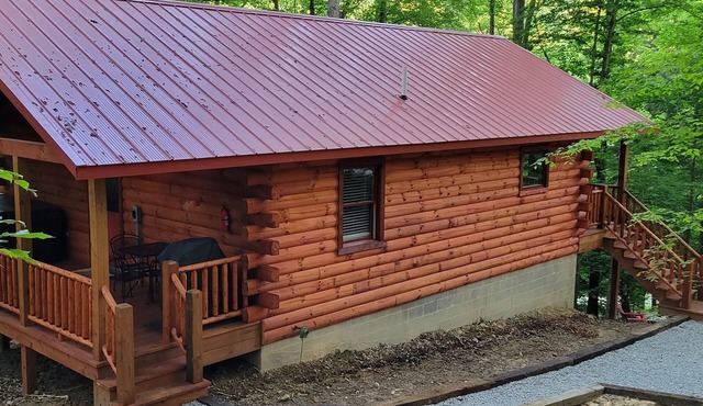 Beech View Haven- Custom Log Home in Hocking Hills
