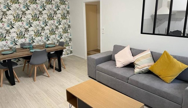 Bel Appart Le Rousseau in Metz parking + free wifi + close to amenities