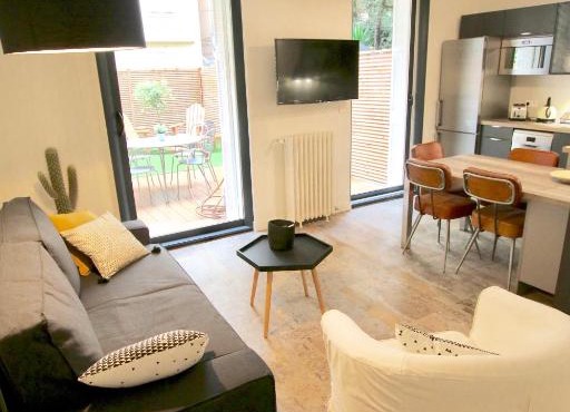 Bel appartement avec jardin hyper centre Nice