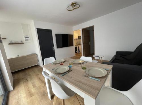 Bel appartement cosy à 80m de la plage