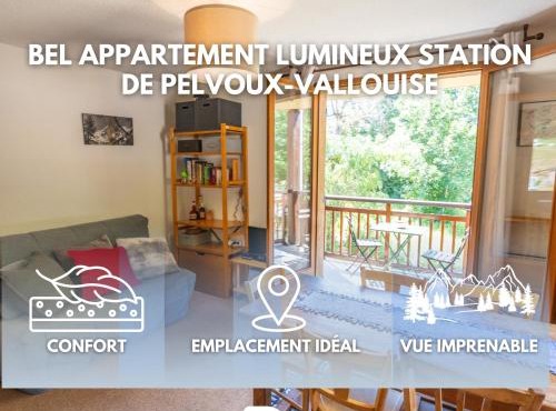 Bel appartement lumineux et confortable - Parc national des Écrins