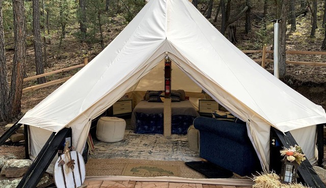 Bell Tent for Four for Dreamy Glamping Escapes in Colorado
