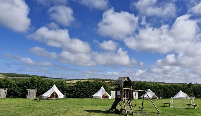 Bell Tent Grass Pitch