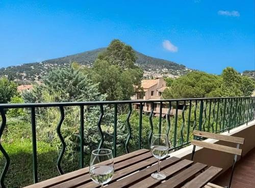 Belle Appartement et grand balcon avec vue sur le Mont Paradis