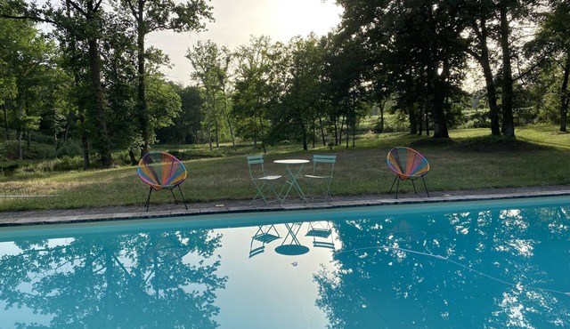 Belle Landaise, swimming pool in the heart of the Landes de Gascogne Park of 4 hectares