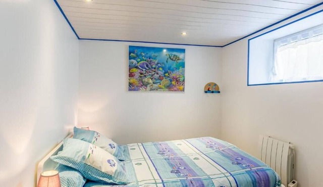 Belle Maison à 50m de la mer sur Terrain Clôturé. Idéal Pour 2 Couples + Enfants