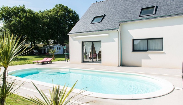Belle Maison Neuve Avec Piscine Couverte et Chauffée