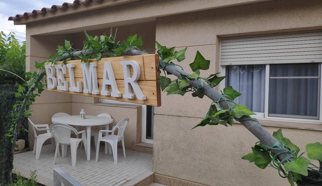 "Belmar"@MARISOL: 400m to the beach, private pool, A/C, WiFi, dog beach
