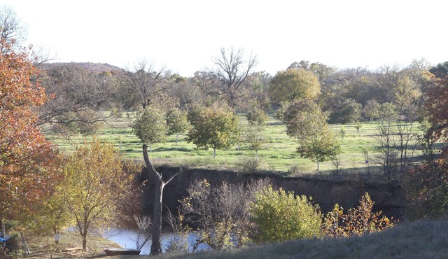 Ben Ranch Cabin #1 . Located in century old Pecan Orchard, historic Osage County