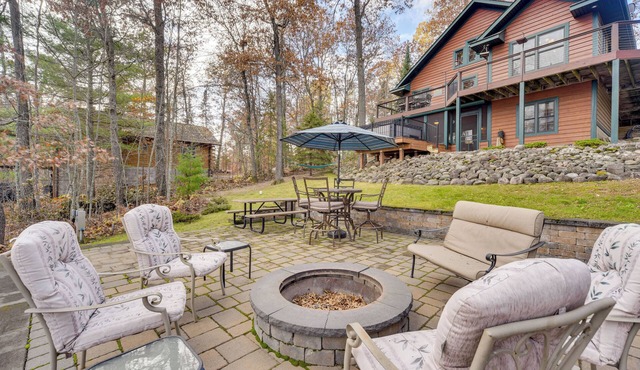 Benoit Lake Escape! Luxe Northwoods Cabin