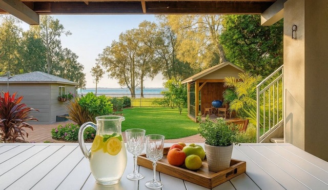 Berkeley Holiday Waterfront Getaway – Family Home + Games