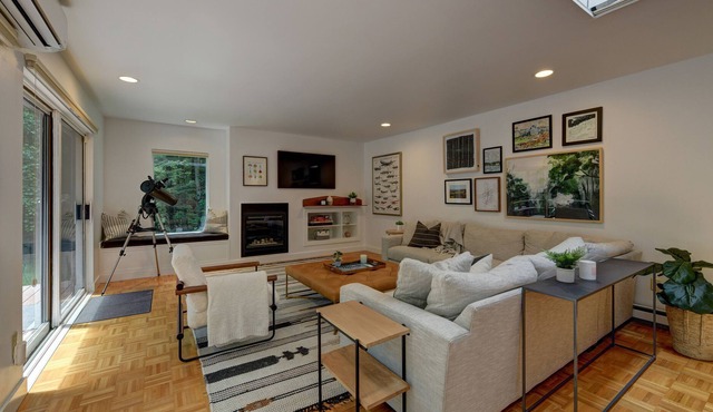 Berkshires Forest Retreat with Hot Tub