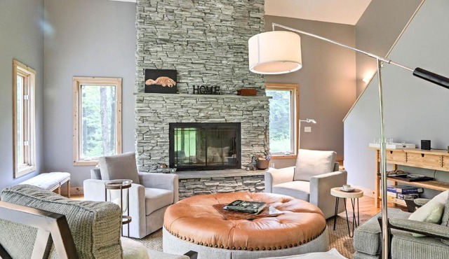 Berkshires Home on 11 Acres with Pond and 2 Fire Pits!