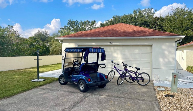 Best location, dog friendly, and gas golf cart included!