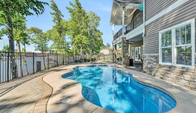 BEST location on Smith Mtn lake! Waterfront home w POOL & Dock in no wake zone.