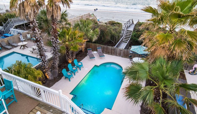 Best ocean views on the beach! private heated pool. Unobstructed ocean views