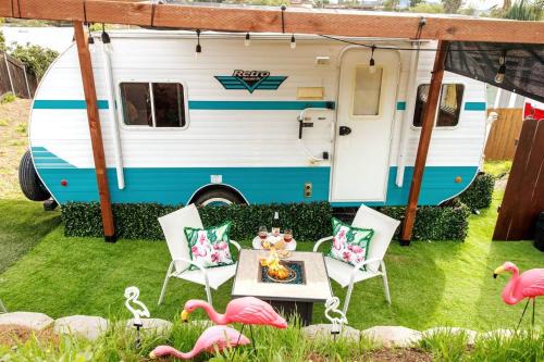 Bettie Blue Charming Retro Trailer Escape