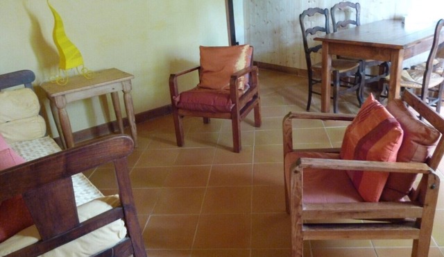 Between Lyon and Clermont, on the countryside, Gîte, 4 p. with salt water pool.