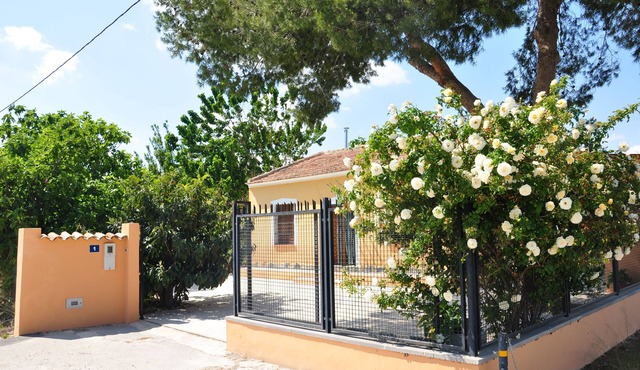 Between orange and lemons. Cozy house 1 min from Orihuela and 20 m from the beach