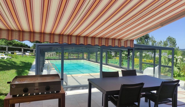 Between sea and mountains 3-star gîte 54m², swimming pool, garden